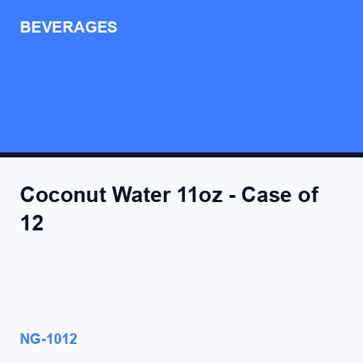 Coconut Water 11oz - Case of 12