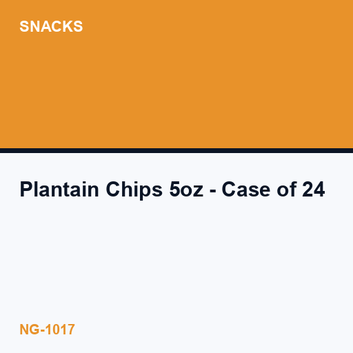 Plantain Chips 5oz - Case of 24