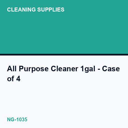 [NG-1035] All Purpose Cleaner 1gal - Case of 4