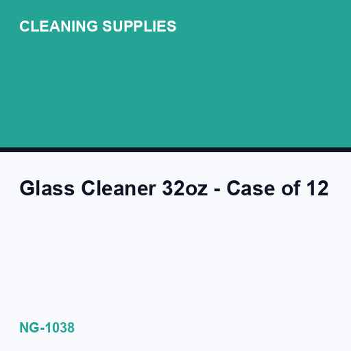 [NG-1038] Glass Cleaner 32oz - Case of 12