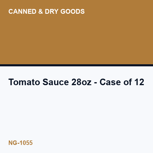 Tomato Sauce 28oz - Case of 12