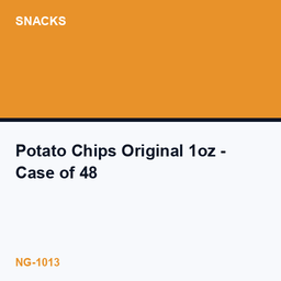 Potato Chips Original 1oz - Case of 48