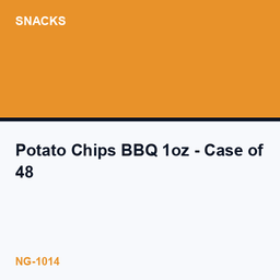 Potato Chips BBQ 1oz - Case of 48
