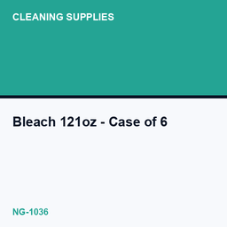 Bleach 121oz - Case of 6