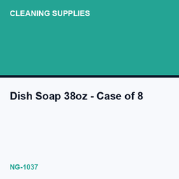 Dish Soap 38oz - Case of 8