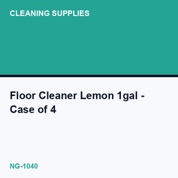 Floor Cleaner Lemon 1gal - Case of 4