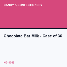 Chocolate Bar Milk - Case of 36
