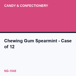 Chewing Gum Spearmint - Case of 12