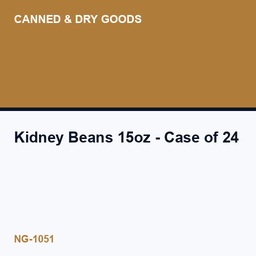 Kidney Beans 15oz - Case of 24